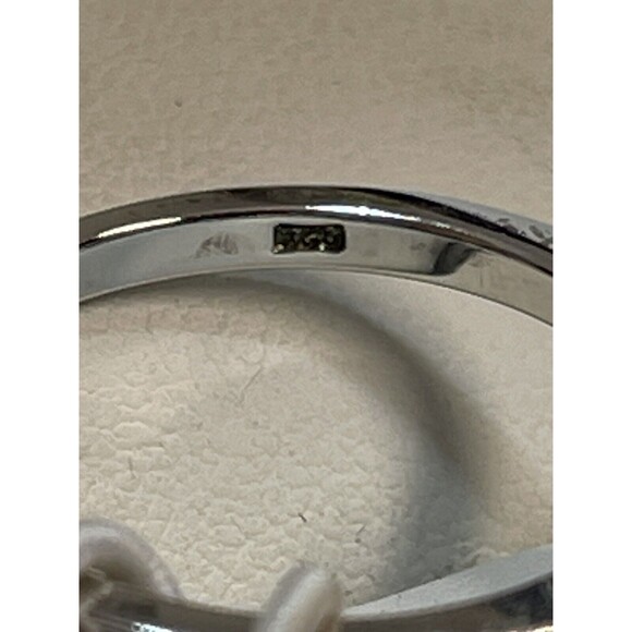 Olivia And Jackson Sterling Silver Lab Created Green Gemstone CZ Ring Sz 7 New - Picture 8 of 10